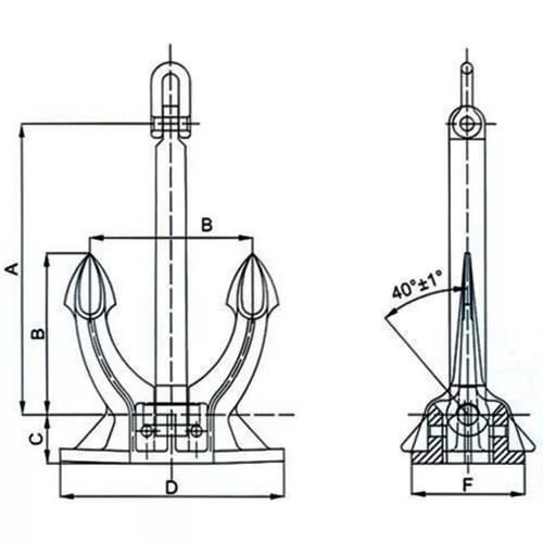 Якорь Spek марка Сталь 20, ГОСТ 30563-98 в г. Калининград